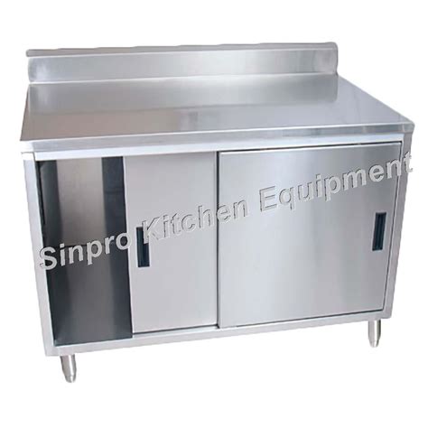 stainless steel storage dish cabinet sliding doors|stainless steel kitchen cabinets.